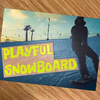 Playful Snowboard